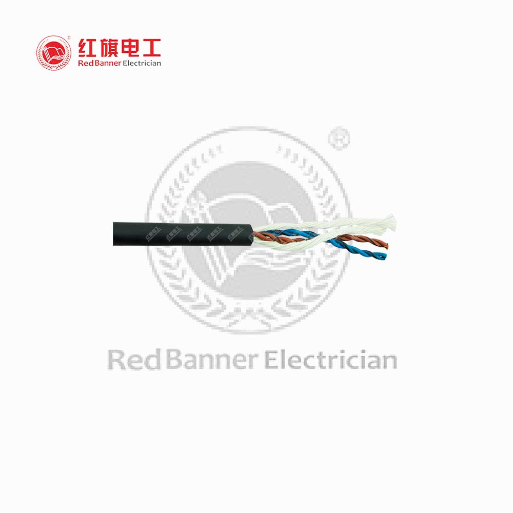FLEX-TVVRS 柔性双绞拖链线,KTR_EFVRS,高柔性电缆,拖链电缆,机器人电缆,双绞线,红旗电工